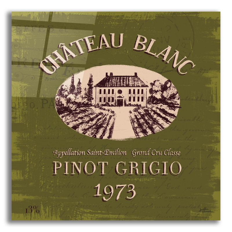 «Wine Tustation» par Janelle Penner, H 12 po x l 12 po x P 0,13 po