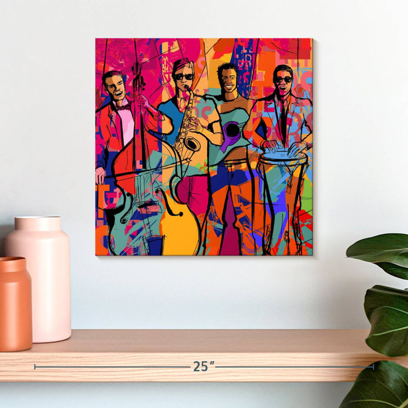 Abarca Jazz Quartet, H 16 po x l 16 po