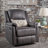 Comfortable Manual Reclining Chair With Swivel Function For Relaxation-1224877351