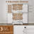 72" Kitchen Pantry Cabinets With Barn Doors And Spice Racks