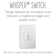 Adorne® Whisper 15 Amp Single Pole and 3-Way Light Switch with Microban