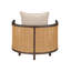Fauteuil rembourré Celebes