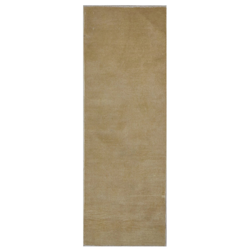 Tapis ivoire noué à la main de haute qualité