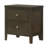 2-Drawer Nightstand Bedside Table Dark Cocoa