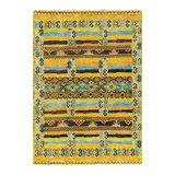 Contemporary One-of-a-Kind 4' 5" X 6' 2" Hand Knotted Area Rug