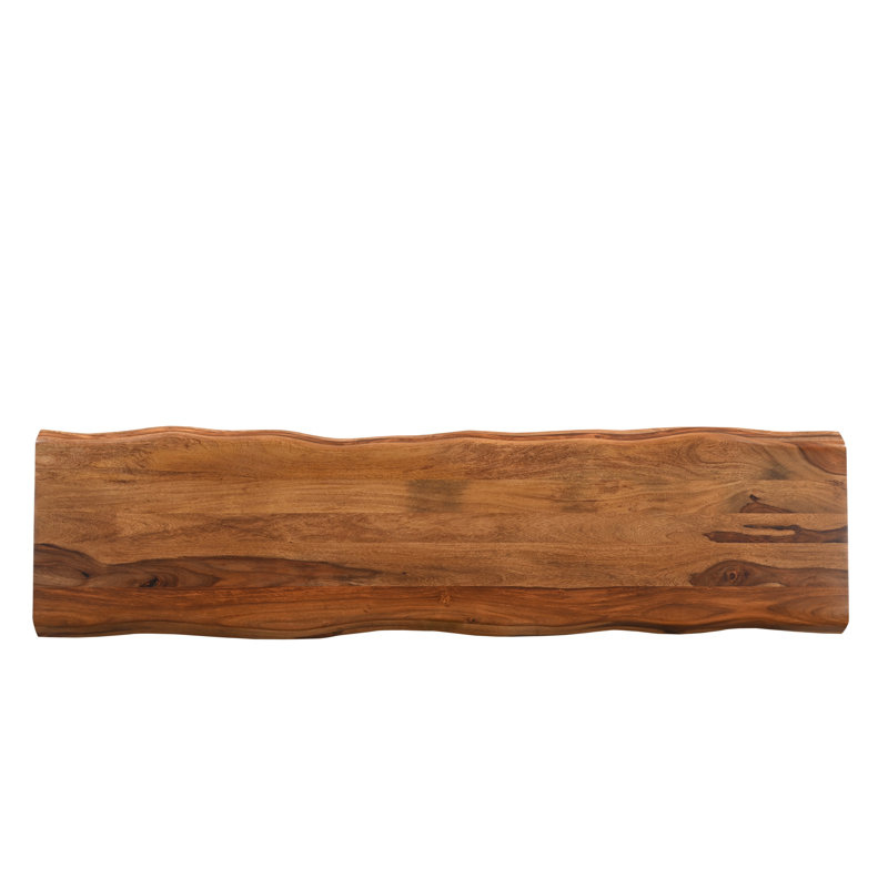 Banc de salle à manger Chaliyah, Naturel, 75" W