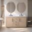 Ensemble de meuble-lavabo autoportant à double cuve 72 po avec plateau en marbre Avignon-114248493-121607143-93982837