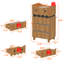 Commode 4 tiroirs 43,3 po H