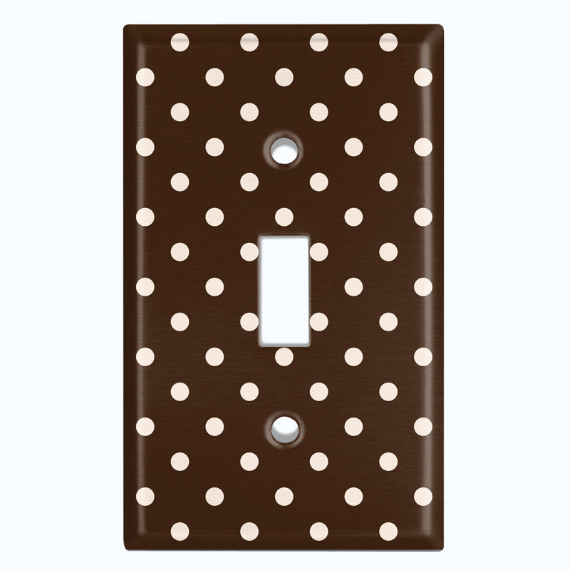 Patterned 1 - Gang Toggle Light Switch Standard Wall Plate