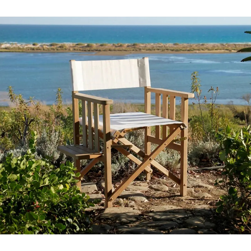 Safari Outdoor Teak Dining Armchair, Forest Green