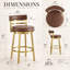 Tabouret de bar ou de comptoir pivotant Deherrera-139993148-246451581-265108005