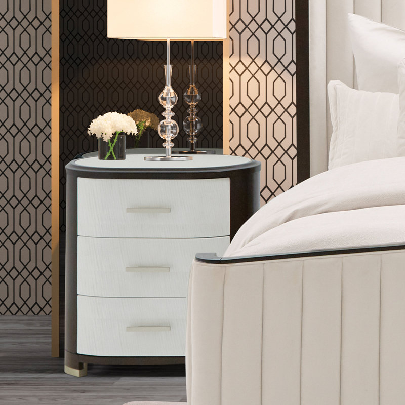 Paris Chic 3 - Drawer Nightstand
