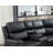 Wayland 96" Wide Vegan Leather Power Reclining Sectional with Storage & Cup Holder-1592375382