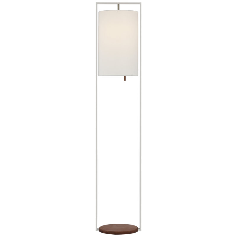 Zenz Floor Lamp, Warm Iron/Dark Walnut