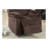Motion Recliner Chair 1Pc Rocker Recliner Couch Living Room Furniture Chocolate Padded Suede Metal Reclining