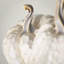 20" Rustic White Pumpkin Trio Decor, Cream