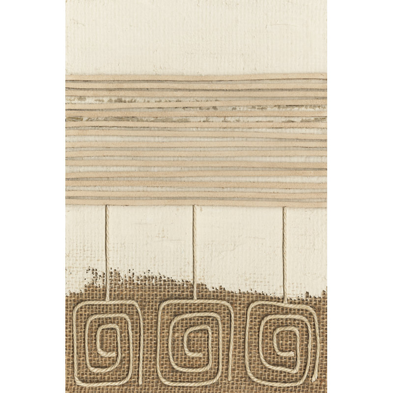 «Aurelindo Tribal Sign II On Canvas» par Alonzo Saunders, reproduction, H 18 po x l 12 po