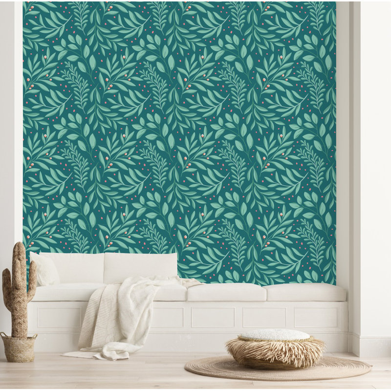 Floral Tile, 2.08' W x 10.42' L