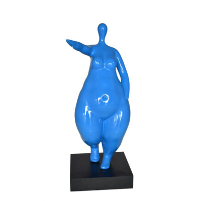 Statue volumineuse en résine Lawence