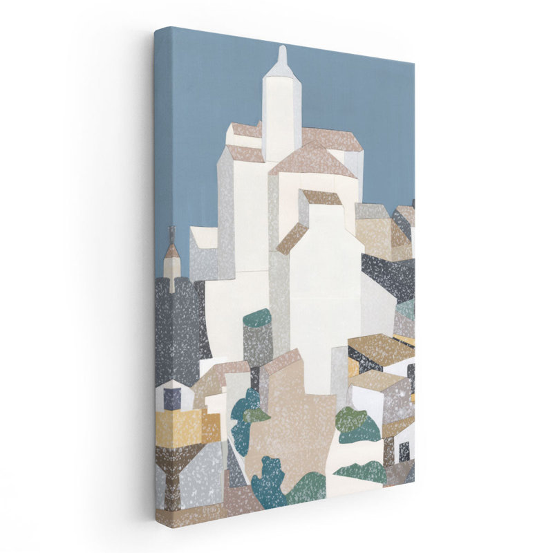 «Tuscan Village II», reproduction d'art sur toile, H 30 po x l 20 po