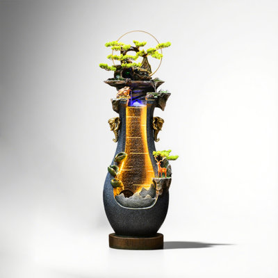 Minimalist Modern Resin Art Flowing Water Ornament