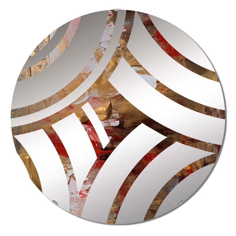Garneta - Centre Wave Decorative Mirror, 23.6" x 23.6"