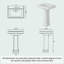 Lavabos sur pied pour salle de bain
