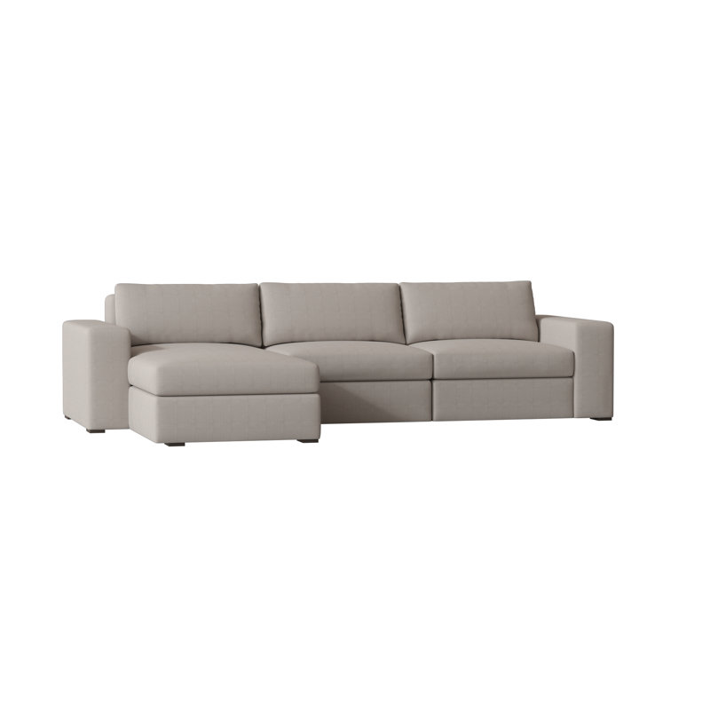 Liam Chaise Sectional, Siena 69, Brown Mahogany, Left Hand Facing