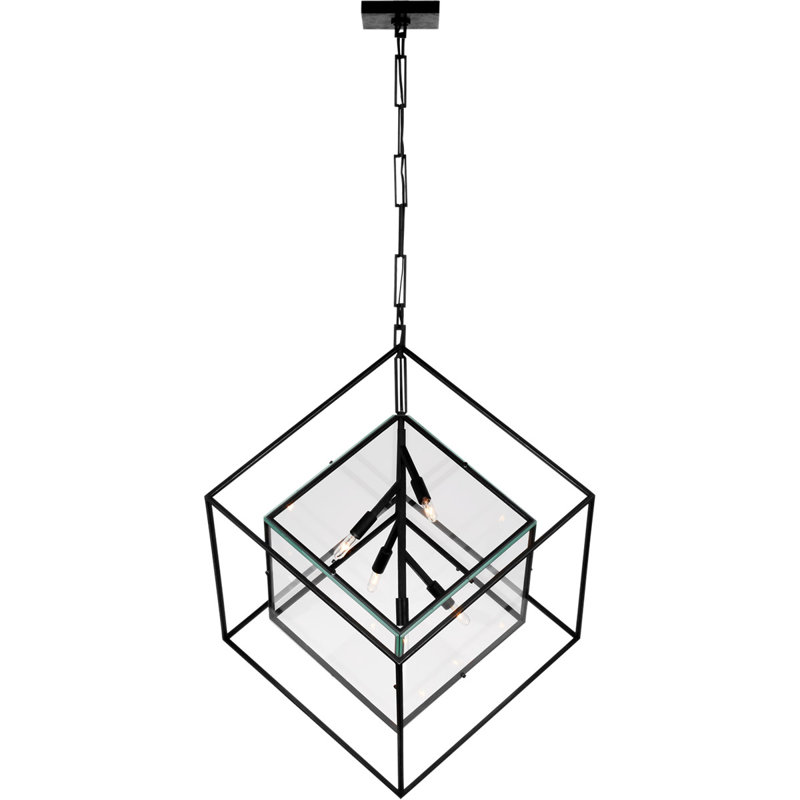 Kelly Wearstler Cubed X-Large Pendant, Aged Iron
