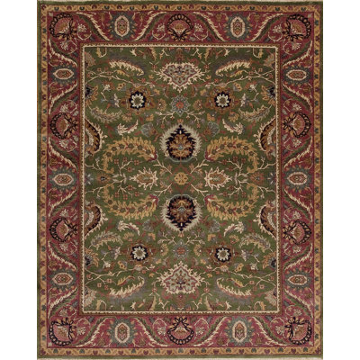 Mahal Hand Knotted Wool Area Rug