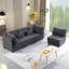 Canapé modulaire rembourré en velours côtelé-95975290
