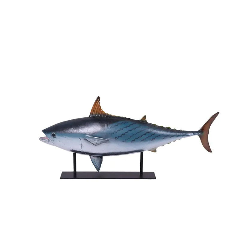 Mackerel Tuna Fish on Base Statue