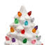 Veilleuse d'arbre, veilleuse décorative en céramique, décoration de Noël pour tables de chevet, salles d'étude, salons, blanc