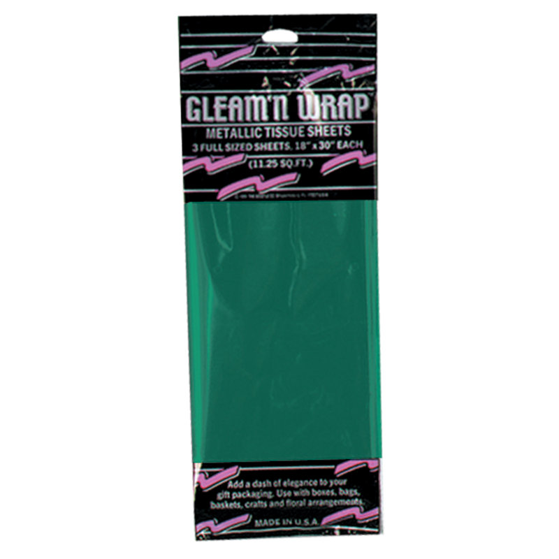Feuilles métalliques Gleam 'N Wrap, Vert