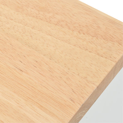 Îlot de rangement roulant pour la cuisine avec 2 portes en verre cannelé, prises de courant blanches, pratiques et efficaces sur roulettes - table allongée, lumières DEL, 3 tablettes ouvertes