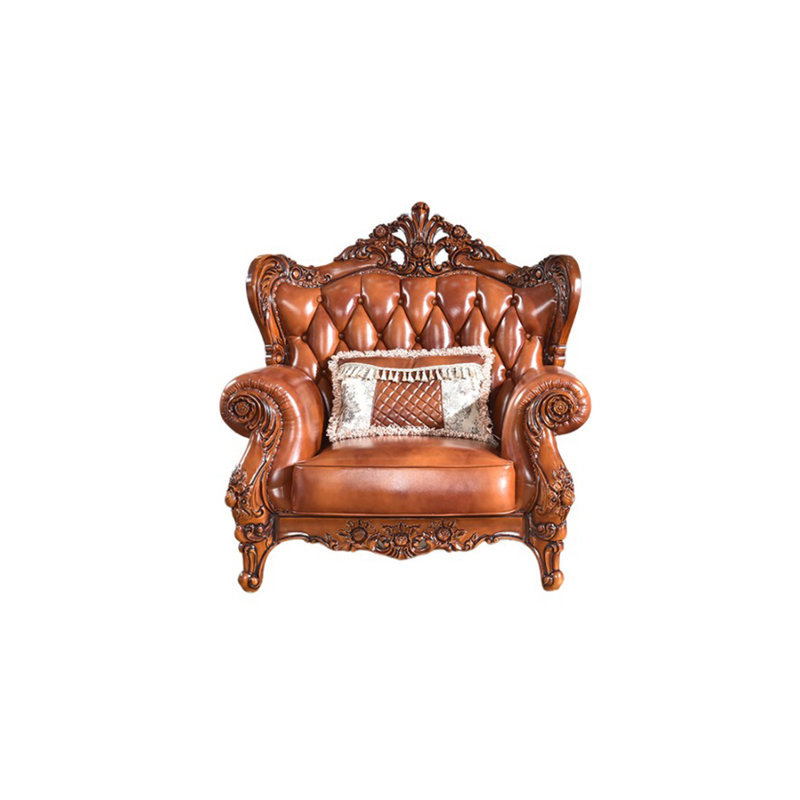 Fauteuil en cuir de vache 48,82 po