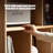 Modern Minimalist Red Oak Storage Floor-Standing Bookcase With Glass Doors
