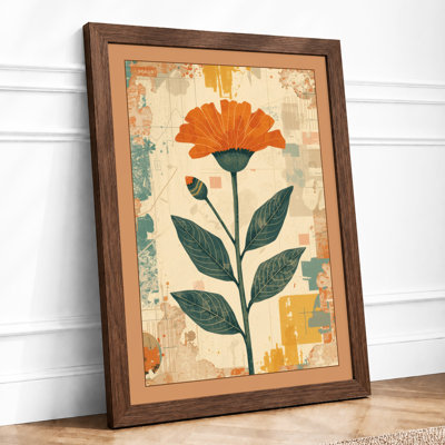 Gilded Bloom Botanical - Framed Print
