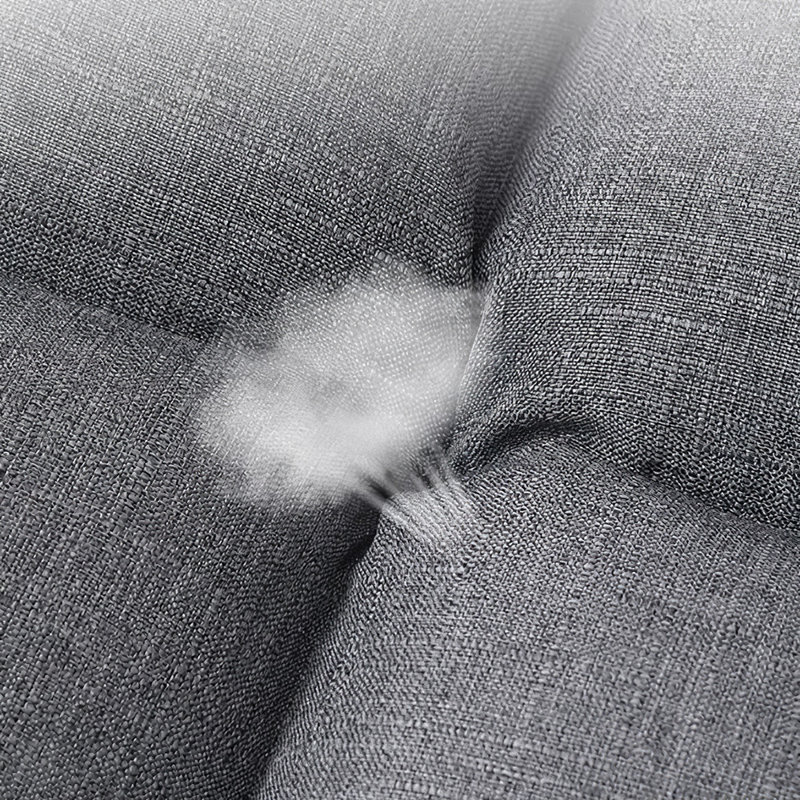 Grey Sofa with cushion footstool