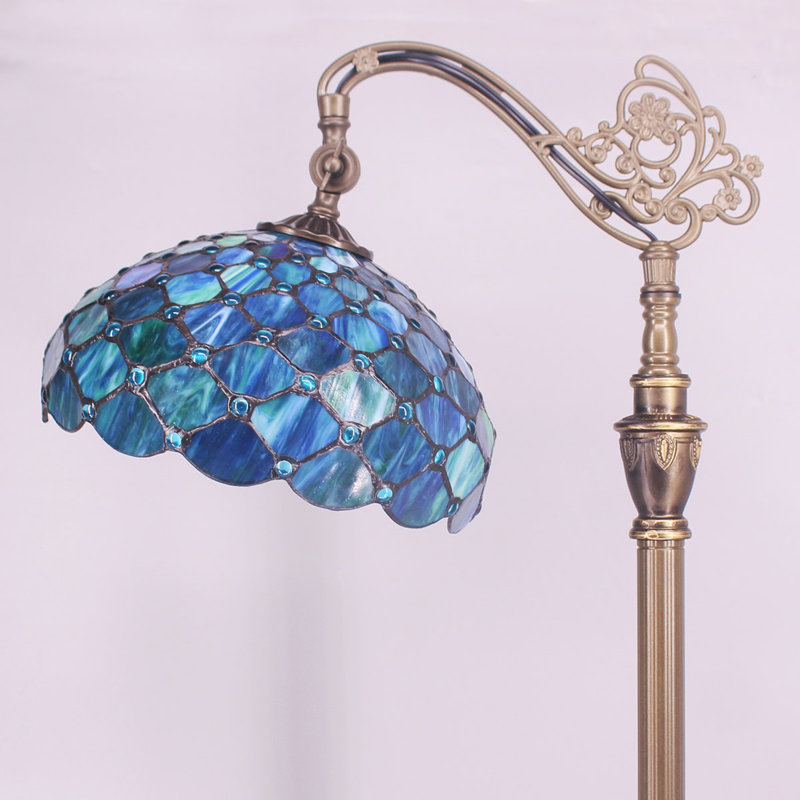 Lampe sur pied arquée 65 po Tiffany