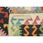 Tapis oriental multicolore à motif géométrique réversible 4X5 Lylas