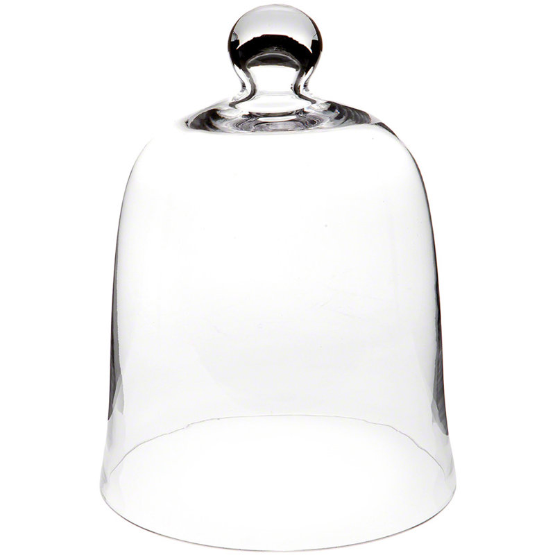 Bettzy Display Dome Cloche, 11" H x 8.5" W x 8.5" D