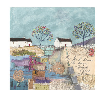Follow The Path To The Old Post Office by Louise O'Hara - Wrapped Canvas Painting