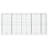 Gabion Basket Silver Galvanized Iron Wire Extra Large Durable Outdoor Planter-210117496