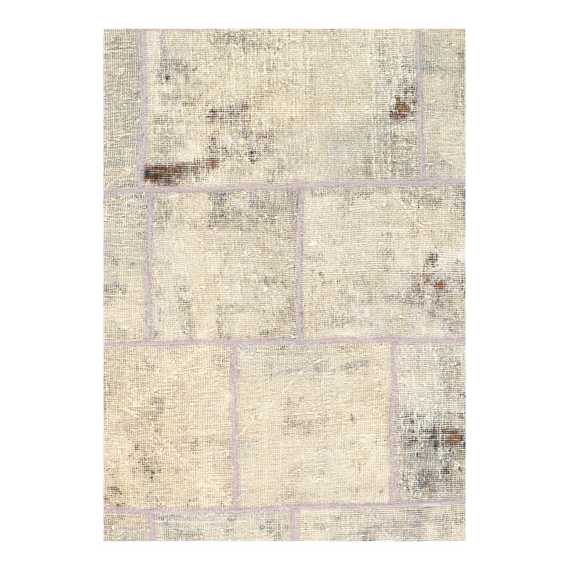 Tapis gris unique 4 pi 11 po x 3 pi 2 po Tieast