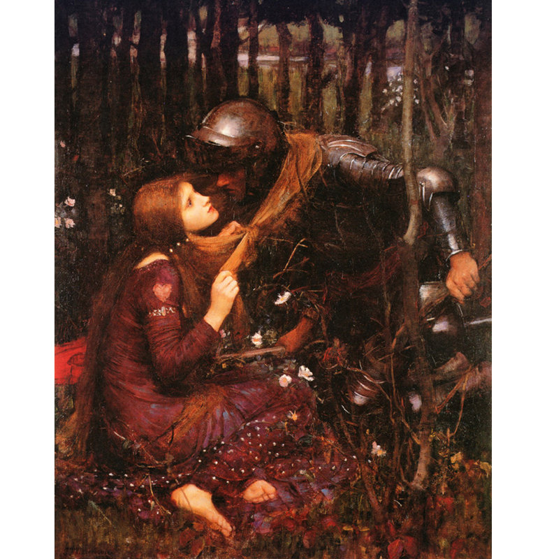La Belle Dame Sans Merci, H 24 po x l 19 po