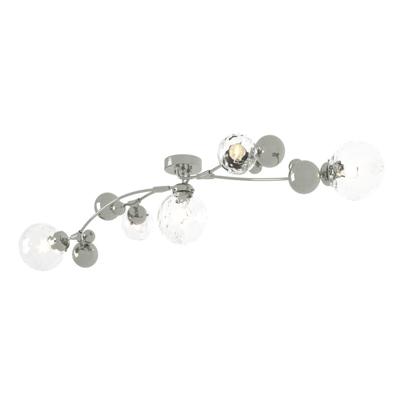 Sprig 5 - Light 61.7" Semi Flush Mount, Water, Sterling