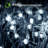 12m Solar String Lights, 100 Led Multicolor 8 Modes - Ip44 Waterproof Auto On/off, 39ft For Patio/christmas/wedding