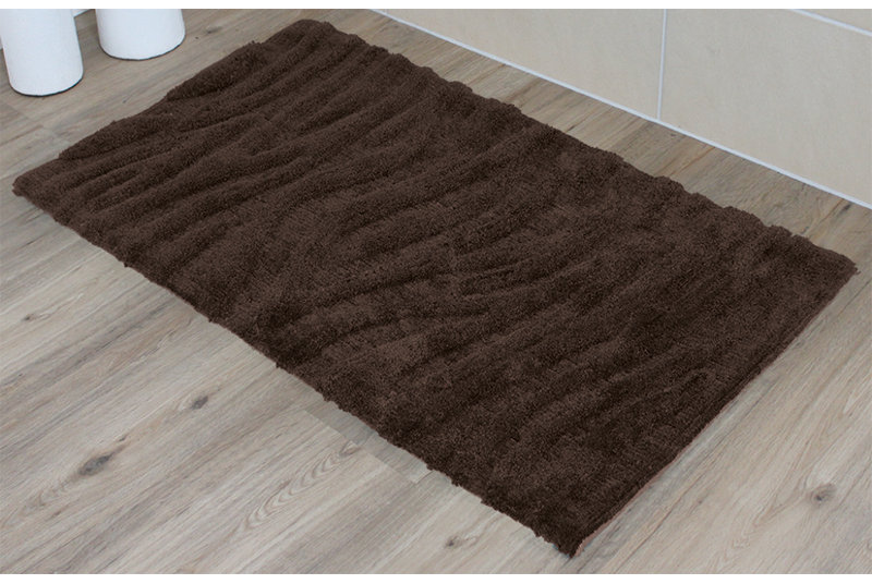 Badteppich Welle, 70 x 120cm, Red