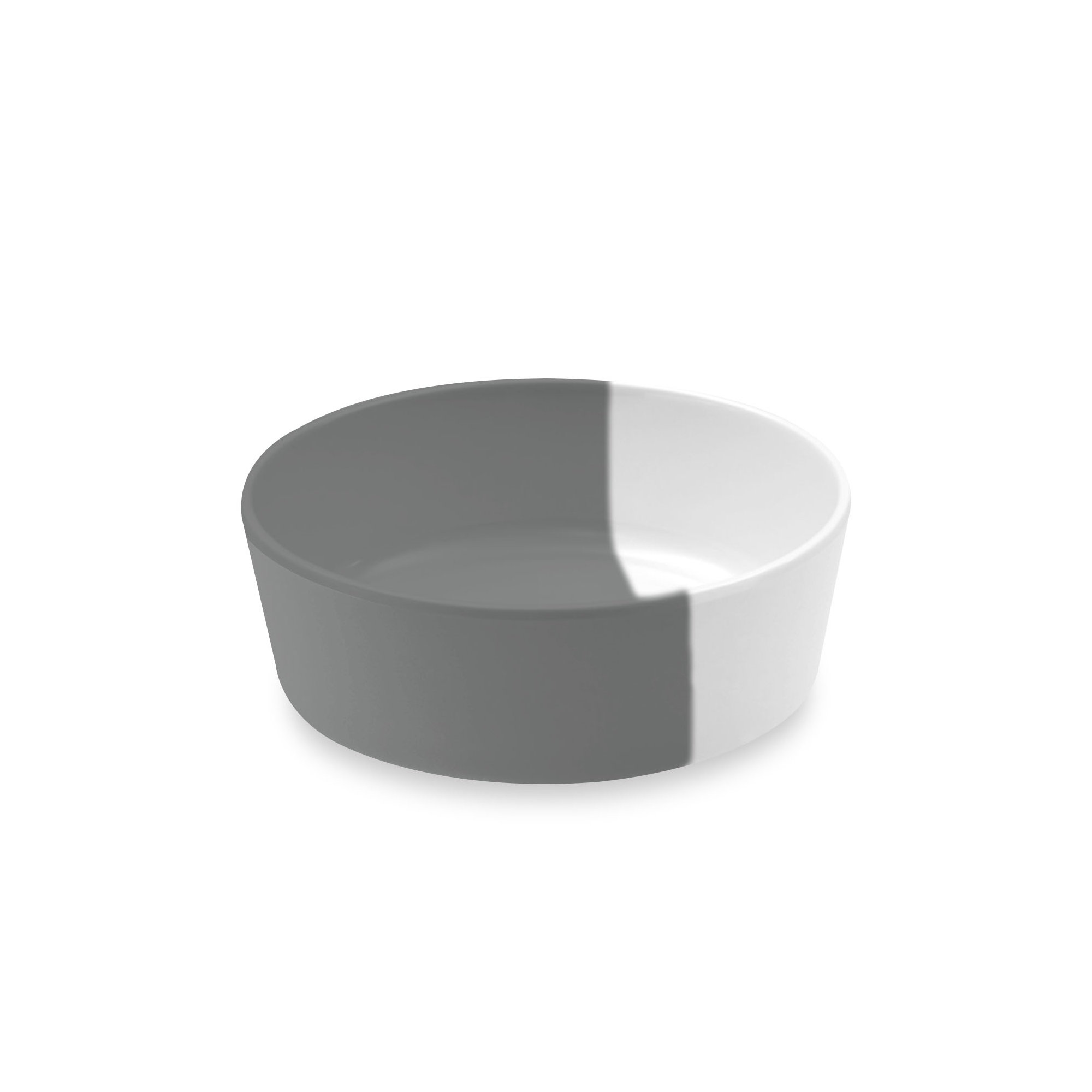 Maxen Pet Bowl, 2.5", Large (5 cups / 40 fluid oz), Gray
